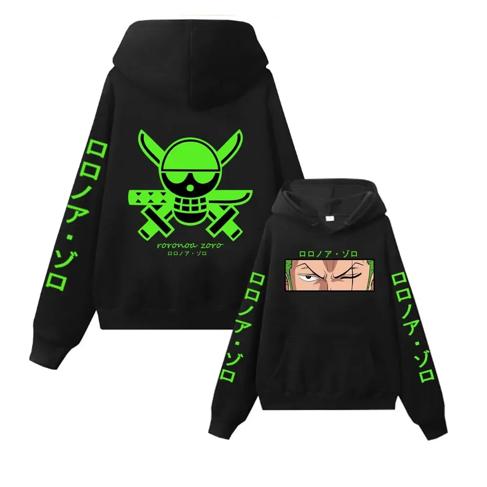 One piece zoro hoodie best sale