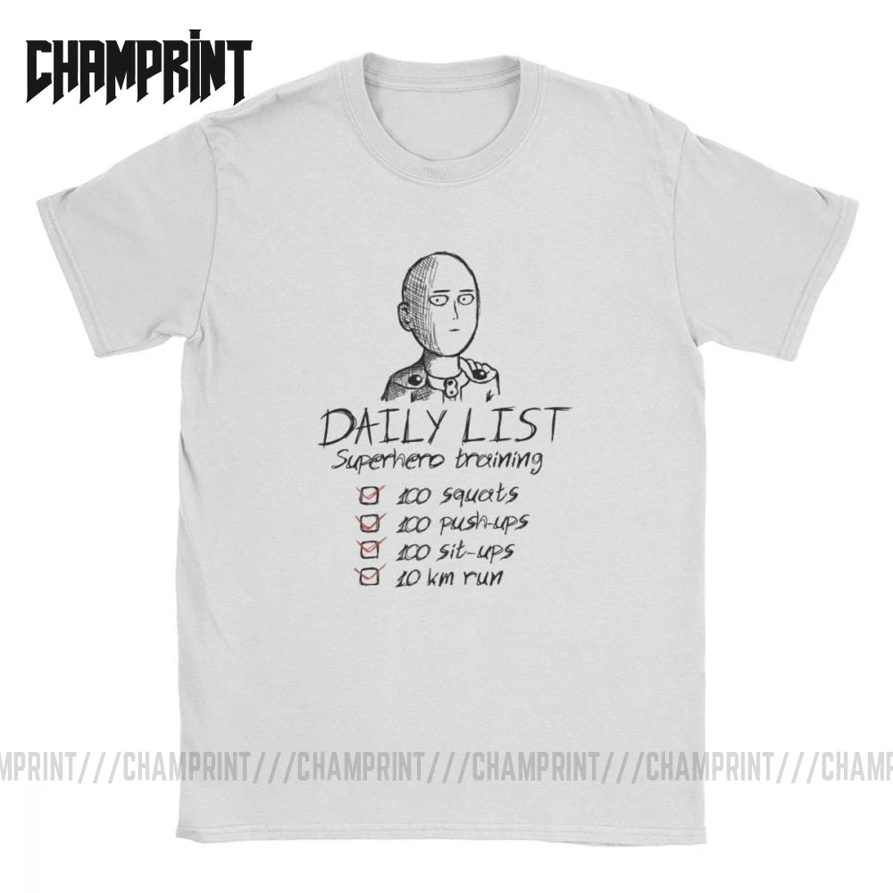 One Punch Man "Daily List" T-Shirts