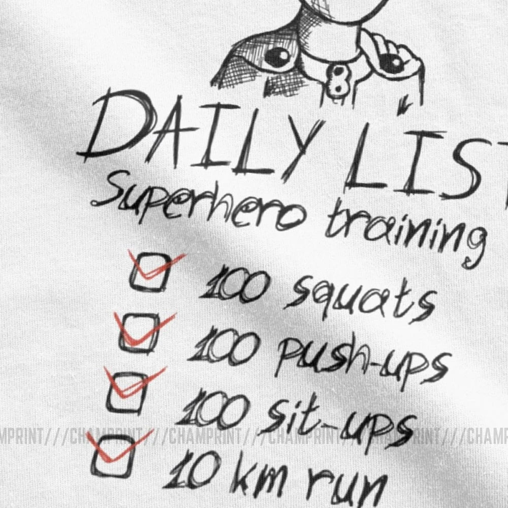 One Punch Man "Daily List" T-Shirts