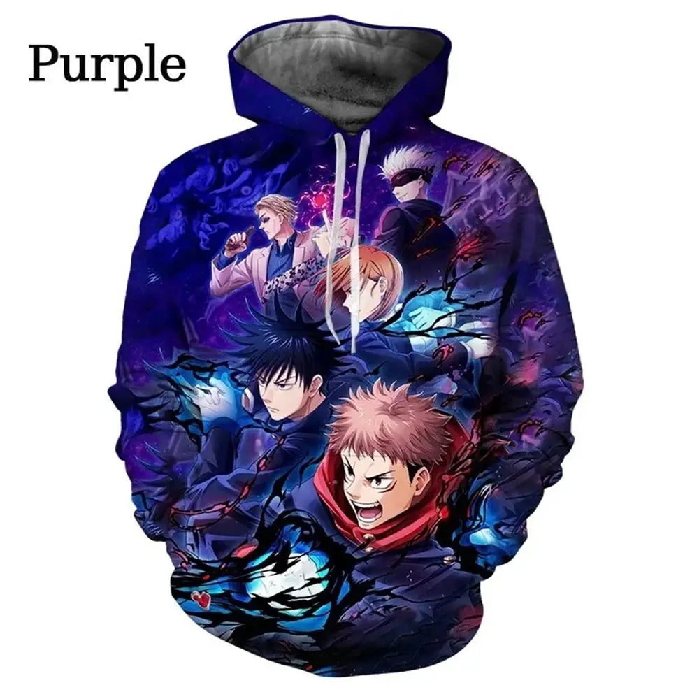 JuJutsu Kaisen 3D Hoodies